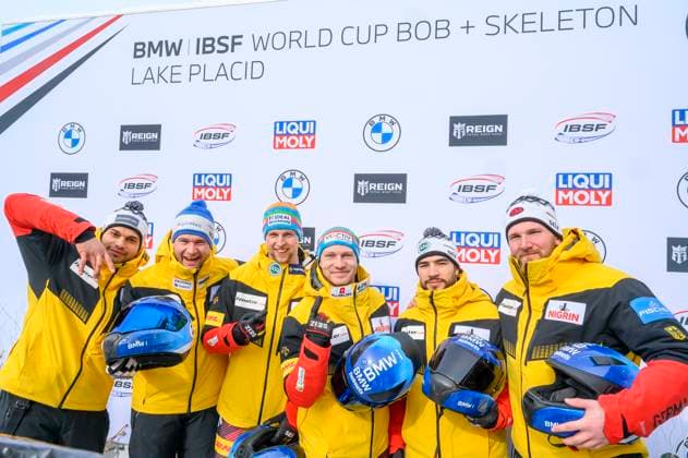 Bilder des Jahres 2024, Sport 03 März Sport Themen der Woche KW12 Sport Bilder des Tages March 22, 2024, Lake Placid, New York, USA: FRANCESCO FRIEDRICH - ALEXANDER SCHULLER of GER (2) FRANCESCO FRIEDRICH - ALEXANDER SCHULLER of GER (1) ADAM AMMOUR - BENEDLKT HERTEL of GER (3) finished 1,2,3 , in the 2 Man Bobsled at Mt. Van Hoevenberg in Lake Placid NY Lake Placid USA - ZUMAc268 20240322_zsp_c268_015 Copyright: xJamesxPatrickxCooperx