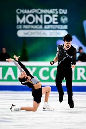 Sport Themen der Woche KW12 Sport Bilder des Tages Jennifer JANSE VAN RENSBURG & Benjamin STEFFAN (GER), during Ice Dance Rhythm Dance, at the ISU World Figure skating, Eiskunstlauf Championships 2024, at Bell Center, on March 22, 2024 in Montreal, Canada. Noxthirdxpartyxsales  (248027916)