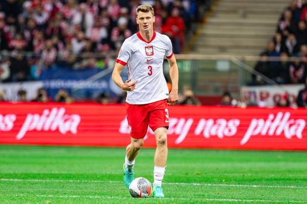 March 21, 2024, Warsaw, Poland: Pawel Dawidowicz of Poland seen in action during the UEFA EURO, EM, Europameisterschaft,Fussball 2024 Play-Offs semifinal match between Poland and Estonia at PGE Narodowy Stadium. Final score; Poland Vs Estonia 5:1. Warsaw Poland - ZUMAs197 20240321_aaa_s197_489 Copyright: xMikolajxBarbanellx