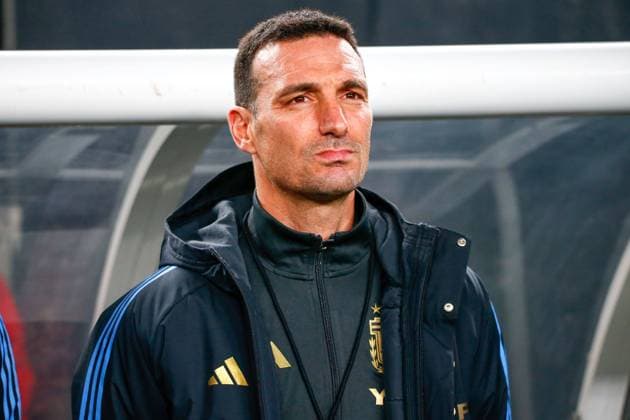 March 22, 2024, Harrison, Nj, United States: Lionel Scaloni of Argentina during a match against El Salvador in an International Friendly, Länderspiel, Nationalmannschaft match at the Lincoln Financial Field in Philadelphia in the United States on the night of this Friday, 22nd. Harrison United States - ZUMAv122 20240322_aap_v122_020 Copyright: xWilliamxVolcovx