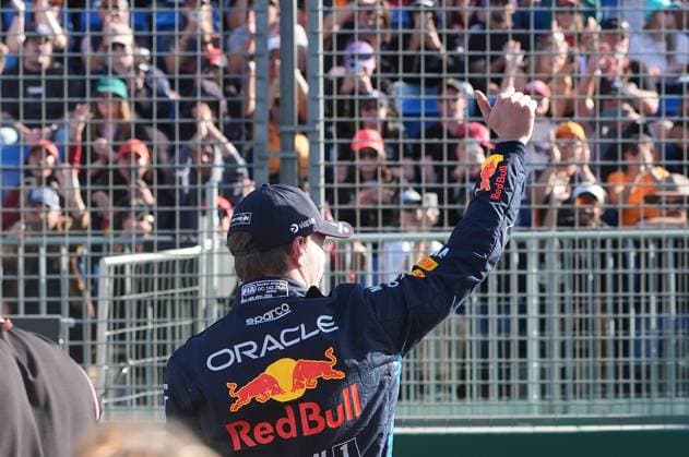 23.03.2024, Albert Park Circuit, Melbourne, FORMULA 1 ROLEX AUSTRALIAN GRAND PRIX 2024 ,im Bild Poleposition für Max Verstappen (NLD), Oracle Red Bull Racing Melbourne Albert Park Circuit Victoria Australien