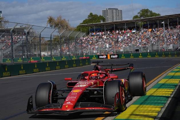 23.03.2024, Albert Park Circuit, Melbourne, FORMULA 1 ROLEX AUSTRALIAN GRAND PRIX 2024 ,im Bild Charles Leclerc (MCO), Scuderia Ferrari Melbourne Albert Park Circuit Victoria Australien