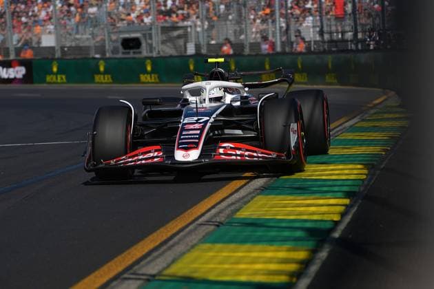 23.03.2024, Albert Park Circuit, Melbourne, FORMULA 1 ROLEX AUSTRALIAN GRAND PRIX 2024 ,im Bild Nico Hülkenberg (DEU), Haas F1 Team Melbourne Albert Park Circuit Victoria Australien