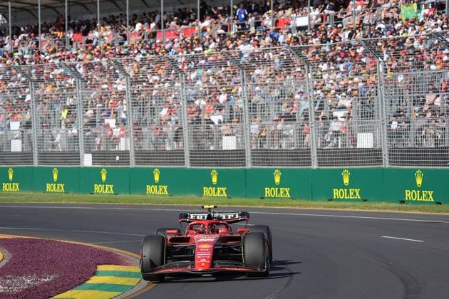 23.03.2024, Albert Park Circuit, Melbourne, FORMULA 1 ROLEX AUSTRALIAN GRAND PRIX 2024 ,im Bild Carlos Sainz Jr. (ESP), Scuderia Ferrari Melbourne Albert Park Circuit Victoria Australien