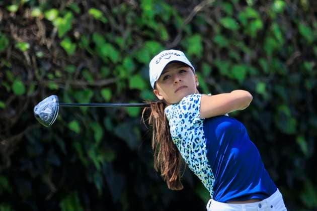 March 22, 2024, Palos Verdes, California, USA: Aline Krauter during Round 2 of the Fir Hills Seri Pak Championship on Friday March 22, 2024 at the Palos Verdes Golf Club in Palos Verdes, California. JAVIER ROJAS PI Palos Verdes USA - ZUMAp124 20240322_zaa_p124_091 Copyright: xJavierxRojasx