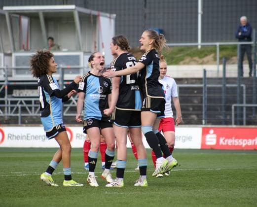 23.03.2024, xgrfx, Fussball 1.Bundesliga Damen, 1.FC Köln Frauen - 1.FC Nürnberg emspor, v.l. Tor, Lara Schmidt (1.FC Nürnberg) (DFL DFB REGULATIONS PROHIBIT ANY USE OF PHOTOGRAPHS as IMAGE SEQUENCES and or QUASI-VIDEO) Köln