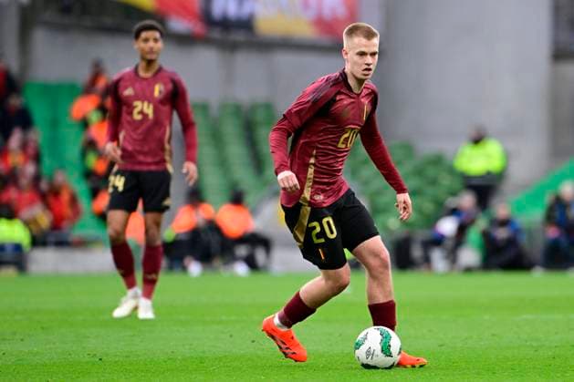 Republic Of Ireland v Belgium Friendly Match DUBLIN, IRELAND - MARCH 23 : Vermeeren Arthur midfielder of Belgium in action during the friendly game match between Republic of Ireland and Belgium in preparation of the UEFA EURO, EM, Europameisterschaft,Fussball 2024 tournament on March 23, 2024 in Dublin, Ireland, 23 03 2024 Dublin Ireland  Copyright: xPeterxDexVoechtx