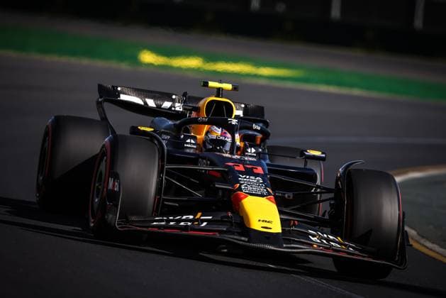 March 23, 2024, Melbourne, Victoria, Australia: MAX VERSTAPPEN of the Netherlands drives the Oracle Red Bull Racing RB20 during qualifying in the 2024 Australian Grand Prix at Albert Park. Verstappen went on to win pole position. Melbourne Australia - ZUMAp121 20240323_zsp_p121_118 Copyright: xChrisxPutnamx