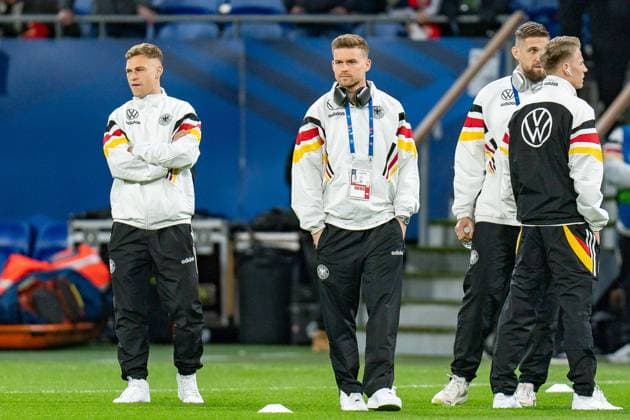 Maximilian Mittelstädt (Deutschland, 18) Joshua Kimmich (Deutschland, 6) Robert Andrich (Deutschland, 23) Chris Fuehrich (Deutschland, 11) Frankreich vs. Deutschland, Herren, Fussball, Testspiel, 22.03.2024 Frankreich vs. Deutschland, Herren, Fussball, Testspiel, 22.03.2024 Lyonn Copyright: xEibner-Pressefoto BahhoxKarax EP_FRA