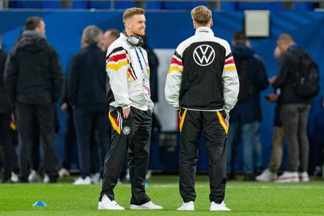 Chris Fuehrich (Deutschland, 11) Maximilian Mittelstädt (Deutschland, 18) Frankreich vs. Deutschland, Herren, Fussball, Testspiel, 22.03.2024 Frankreich vs. Deutschland, Herren, Fussball, Testspiel, 22.03.2024 Lyonn Copyright: xEibner-Pressefoto BahhoxKarax EP_FRA