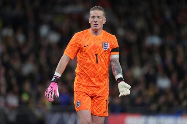 England v Brazil International Friendly, Länderspiel, Nationalmannschaft Jordan Pickford of England during the International Friendly match at Wembley Stadium, London Copyright: xPaulxChestertonx FIL-19870-0028 UK Newspapers OUT