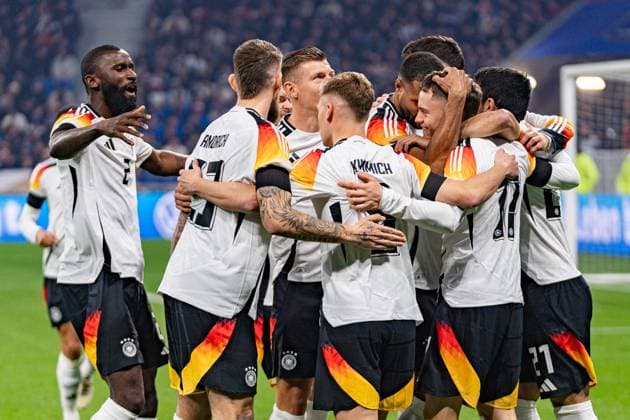 Tor zum 1:0 durch Florian Wirtz (Deutschland, 17) Frankreich vs. Deutschland, Herren, Fussball, Testspiel, 22.03.2024 Frankreich vs. Deutschland, Herren, Fussball, Testspiel, 22.03.2024 Lyonn Copyright: xEibner-Pressefoto BahhoxKarax EP_FRA