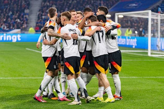Tor zum 1:0 durch Florian Wirtz (Deutschland, 17) Frankreich vs. Deutschland, Herren, Fussball, Testspiel, 22.03.2024 Frankreich vs. Deutschland, Herren, Fussball, Testspiel, 22.03.2024 Lyonn Copyright: xEibner-Pressefoto BahhoxKarax EP_FRA