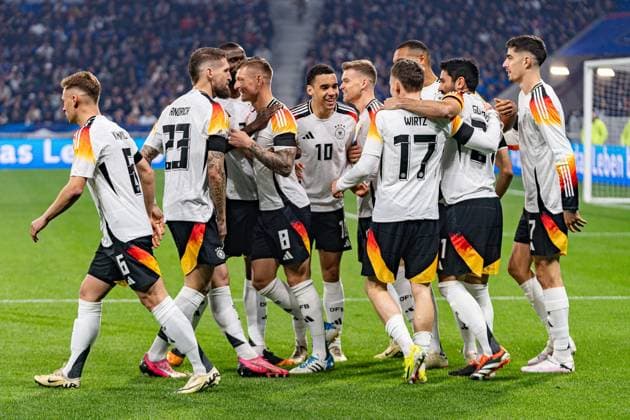 Tor zum 1:0 durch Florian Wirtz (Deutschland, 17) Frankreich vs. Deutschland, Herren, Fussball, Testspiel, 22.03.2024 Frankreich vs. Deutschland, Herren, Fussball, Testspiel, 22.03.2024 Lyonn Copyright: xEibner-Pressefoto BahhoxKarax EP_FRA