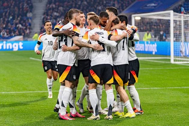 Tor zum 1:0 durch Florian Wirtz (Deutschland, 17) Frankreich vs. Deutschland, Herren, Fussball, Testspiel, 22.03.2024 Frankreich vs. Deutschland, Herren, Fussball, Testspiel, 22.03.2024 Lyonn Copyright: xEibner-Pressefoto BahhoxKarax EP_FRA