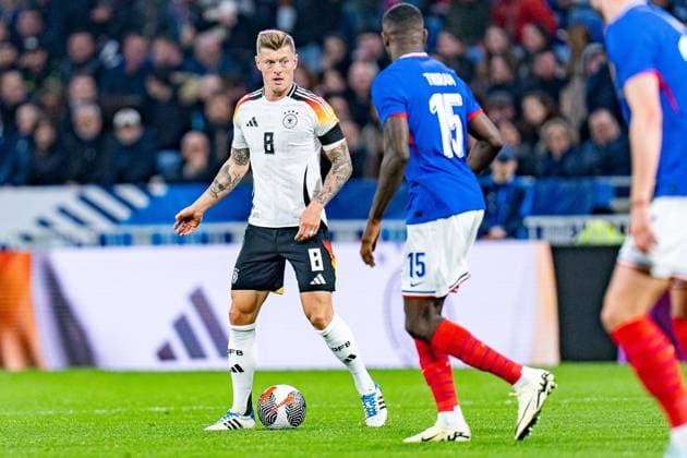 Toni Kroos (Germany, 8) Frankreich vs. Deutschland, Herren, Fussball, Testspiel, 22.03.2024 Frankreich vs. Deutschland, Herren, Fussball, Testspiel, 22.03.2024 Lyonn Copyright: xEibner-Pressefoto BahhoxKarax EP_FRA