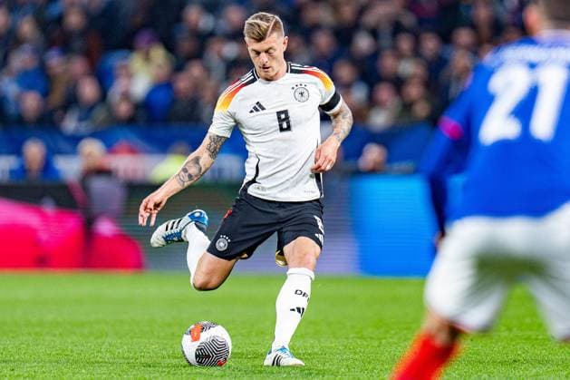 Toni Kroos (Germany, 8) Frankreich vs. Deutschland, Herren, Fussball, Testspiel, 22.03.2024 Frankreich vs. Deutschland, Herren, Fussball, Testspiel, 22.03.2024 Lyonn Copyright: xEibner-Pressefoto BahhoxKarax EP_FRA