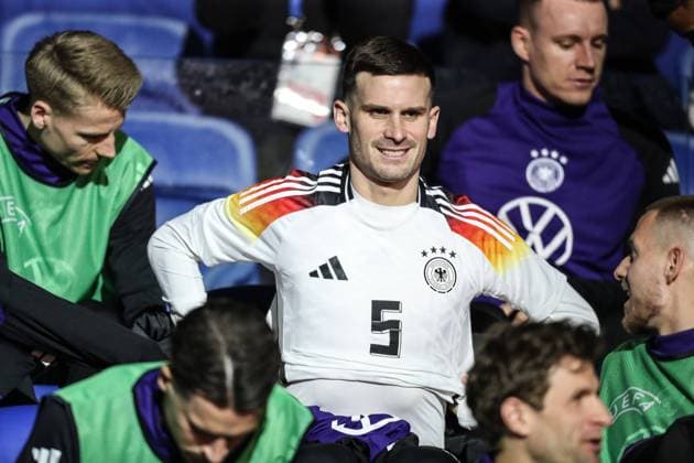 Fussball, UEFA Länderspiel Saison 2023 24 Freundschaftsspiel Frankreich - Deutschland 23.03.2024, Groupama Stadium Lyon Pascal Groß (Deutschland, 5) Lyon Groupama Stadium Frankreich