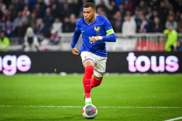 March 23, 2024, Decines-Charpieu, France, France: Kylian MBAPPE of France during the International Friendly, Länderspiel, Nationalmannschaft match between France and Germany at Groupama Stadium on March 23, 2024 in Decines-Charpieu near Lyon, France. Decines-Charpieu France - ZUMAm308 20240323_zsp_m308_005 Copyright: xMatthieuxMirvillex