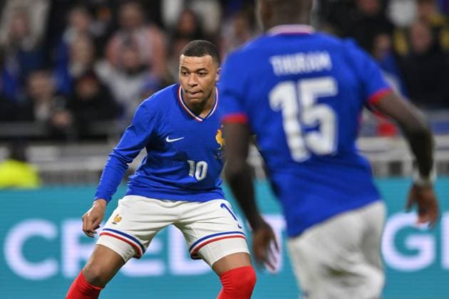 Kylian MbappÃ (france) FOOTBALL: France vs Allemagne - Amical - 23 03 2024 FredericChambert Panoramic 