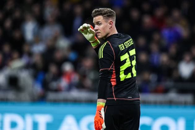 Fussball, UEFA Länderspiel Saison 2023 24 Freundschaftsspiel Frankreich - Deutschland 23.03.2024, Groupama Stadium Lyon Marc-Andre ter Stegen (Deutschland, 22) Lyon Groupama Stadium Frankreich