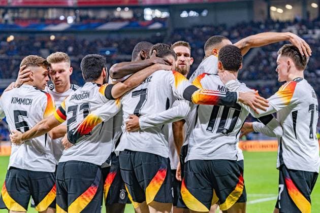 Sport Bilder des Tages Tor zum 0:2 durch Kai Havertz (Deutschland, 7) Frankreich vs. Deutschland, Herren, Fussball, Testspiel, 23.03.2024 Frankreich vs. Deutschland, Herren, Fussball, Testspiel, 23.03.2024 Lyonn Copyright: xEibner-Pressefoto BahhoxKarax EP_FRA