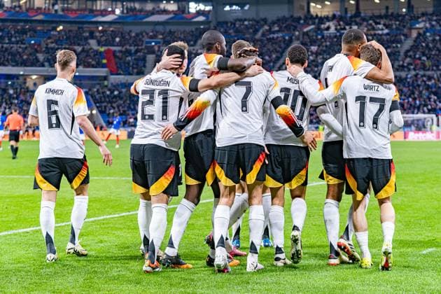 Tor zum 0:2 durch Kai Havertz (Deutschland, 7) Frankreich vs. Deutschland, Herren, Fussball, Testspiel, 23.03.2024 Frankreich vs. Deutschland, Herren, Fussball, Testspiel, 23.03.2024 Lyonn Copyright: xEibner-Pressefoto BahhoxKarax EP_FRA