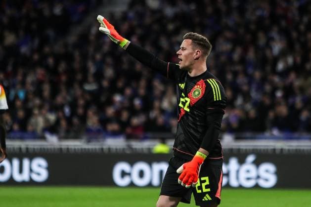Fussball, UEFA Länderspiel Saison 2023 24 Freundschaftsspiel Frankreich - Deutschland 23.03.2024, Groupama Stadium Lyon Marc-Andre ter Stegen (Deutschland, 22) Lyon Groupama Stadium Frankreich