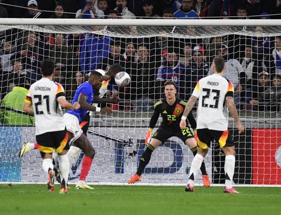 23.03.2024, Fussball Nationalteams Freundschaftsspiele 2024, Frankreich - Deutschland, im Groupama Stadium (Lyon, Frankreich). re: Torwart Marc-Andre ter Stegen (Deutschland)