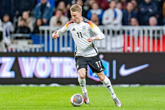 Chris Fuehrich (Deutschland, 11) Frankreich vs. Deutschland, Herren, Fussball, Testspiel, 23.03.2024 Frankreich vs. Deutschland, Herren, Fussball, Testspiel, 23.03.2024 Lyonn Copyright: xEibner-Pressefoto BahhoxKarax EP_FRA