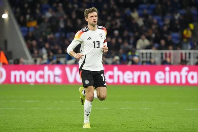 Thomas Müller (Deutschland Germany) - Lyon 23.03.2024: Frankreich vs. Deutschland, Groupama Stadium Lyon, Freundschaftspiel, Friendly
