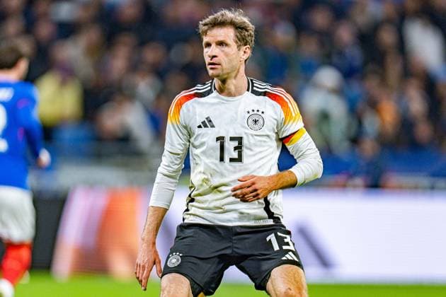 Thomas Mueller (Deutschland, 13) Frankreich vs. Deutschland, Herren, Fussball, Testspiel, 23.03.2024 Frankreich vs. Deutschland, Herren, Fussball, Testspiel, 23.03.2024 Lyonn Copyright: xEibner-Pressefoto BahhoxKarax EP_FRA
