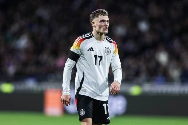 Fussball, UEFA Länderspiel Saison 2023 24 Freundschaftsspiel Frankreich - Deutschland 23.03.2024, Groupama Stadium Lyon Florian Wirtz (Deutschland, 17) Lyon Groupama Stadium Frankreich