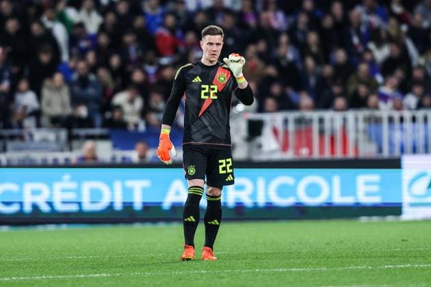 Fussball, UEFA Länderspiel Saison 2023 24 Freundschaftsspiel Frankreich - Deutschland 23.03.2024, Groupama Stadium Lyon Marc-Andre ter Stegen (Deutschland, 22) Lyon Groupama Stadium Frankreich