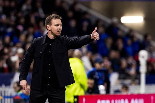 UEFA Freundschaftsspiel: Frankreich - Deutschland; 23.03.2024 Julian Nagelsmann (Trainer Deutschland) zeigt Daumen hoch UEFA Freundschaftsspiel: Frankreich - Deutschland, Lyon, Groupama Stadium am 23.03.2024 Copyright: xBEAUTIFULxSPORTS Wunderlx