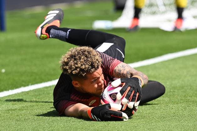 RECORD DATE NOT STATED CONCACAF NATIONS LEAGUE 2023-2024 Canada vs Trinidad and Tobago - Play In Dayne St.Clair of Canada during the Play In match between Canada and Trinidad and Tobago as part of the 2024 Concacaf Nations League, for the pass to the Copa America in the United States 2024, at Toyota Stadium, Frisco, Texas, on March 23, 2024. FRISCO TEXAS UNITED STATES  Copyright: xDavidxLeahx 20240323134801_CNL_24_PLAY_IN_CAN_TRI_ST_CLAIR34