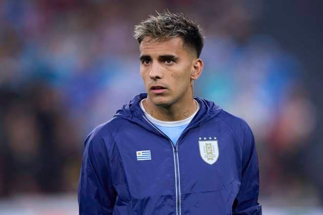 Euskadi v Uruguay - International Friendly, Länderspiel, Nationalmannschaft Rodrigo Zalazar of Uruguay looks on prior to the International Friendly match between Euskadi and Uruguay at San Mames on March 23, 2024, in Bilbao, Spain. Bilbao San Mames Basque Country Spain RL_EHvURU_025 Copyright: xRicardoxLarreinax