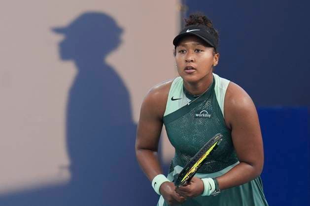 March 23, 2024, Miami, Florida, USA: Naomi Osaka (Japan) prepares to return serve against Elina Svitolina (Ukraine) during the second round of womens singles at the Miami Open tennis tournament. Osaka won the match 6-2, 7-6. Miami USA - ZUMAd212 20240323_zsp_d212_047 Copyright: xRichardxDolex