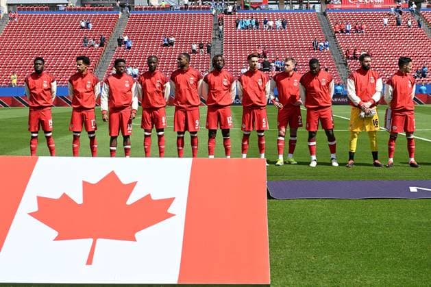 RECORD DATE NOT STATED CONCACAF NATIONS LEAGUE 2023-2024 Canada vs Trinidad and Tobago - Play In Players of Canada during the Play In match between Canada and Trinidad and Tobago as part of the 2024 Concacaf Nations League, for the pass to the Copa America in the United States 2024, at Toyota Stadium, Frisco, Texas, on March 23, 2024. FRISCO TEXAS UNITED STATES  Copyright: xDavidxLeahx 20240323140837_CNL_24_PLAY_IN_CAN_TRI_CANADA51