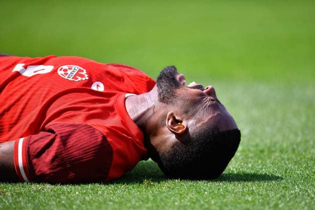 RECORD DATE NOT STATED CONCACAF NATIONS LEAGUE 2023-2024 Canada vs Trinidad and Tobago - Play In Cyle Larin of Canada during the Play In match between Canada and Trinidad and Tobago as part of the 2024 Concacaf Nations League, for the pass to the Copa America in the United States 2024, at Toyota Stadium, Frisco, Texas, on March 23, 2024. FRISCO TEXAS UNITED STATES  Copyright: xAdrianxMaciasx 20240323144956_CNL_24_PLAY_IN_CAN_TRI_LARIN97