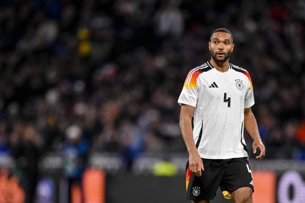23.03.2024, Lyon, France, Groupama Stadium, Frankreich vs Deutschland - International Friendly, Länderspiel, Nationalmannschaft Jonathan Tah (Germany) Schaut (Foto H. Langer) Lyon Groupama Stadium France