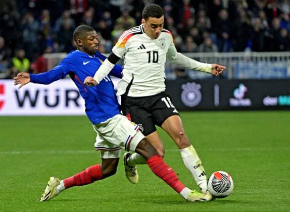 Sport Bilder des Tages Match Amical France-Allemagne PHOTOPQR LE PROGRES Stéphane GUIOCHON - Décines-Charpieu 23 03 2024 - Match Amical France-Allemagne -A Décines au Groupama Stadium match amical de préparation à l EURO 2024 France - Allemagne ici Moussa Dembelé Décines-Charpieu 03 23 2024 - France-Germany Friendly Match -A Décines at Groupama Stadium friendly match to prepare for EURO 2024 France - Germany Décines-Charpieu Rhône Rhône-Alpes France  Copyright: xPHOTOPQR LExPROGRES MAXPPPxStéphanexGUIOCHONx 20240324LPL8136 20240324LPL8136