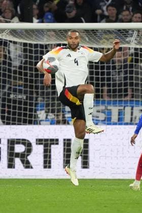 Jonathan Tah (Deutschland Germany) klaert - Lyon 23.03.2024: Frankreich vs. Deutschland, Groupama Stadium Lyon, Freundschaftspiel, Friendly