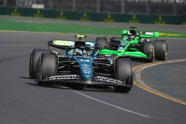 24.03.2024, Albert Park Circuit, Melbourne, FORMULA 1 ROLEX AUSTRALIAN GRAND PRIX 2024 ,im Bild Fernando Alonso (ESP), Aston Martin Aramco Cognizant Formula One Team Melbourne Albert Park Circuit Victoria Australien