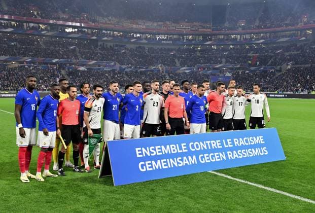 Les Ã quipes (france et allemagne) FOOTBALL: France vs Allemagne - Amical - 23 03 2024 FredericChambert Panoramic 
