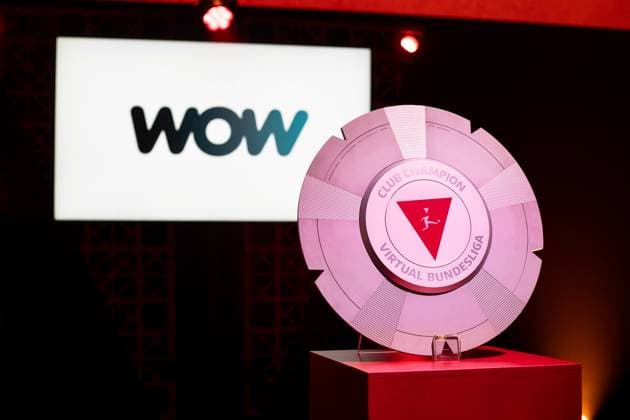 Virtual Bundesliga Club Championship by WOW: Finale; 24.03.2024 Die Meisterscheibe der Virtual Bundesliga Club Championship Virtual Bundesliga Club Championship by WOW: Finale; 24.03.2024