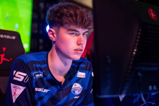 Virtual Bundesliga Club Championship by WOW: Finale; 24.03.2024 Jonas Wirth (Jonny, SC Paderborn 07) Virtual Bundesliga Club Championship by WOW: Finale; 24.03.2024