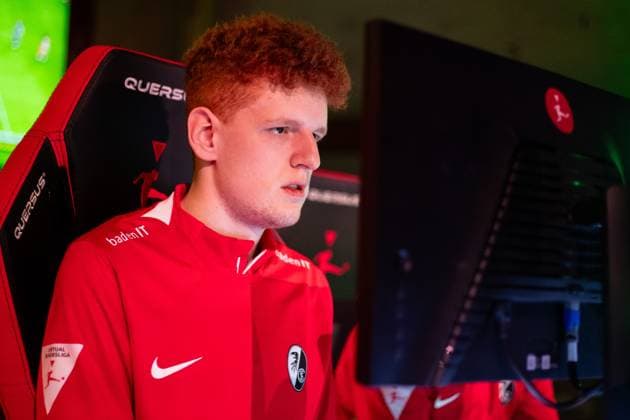 Virtual Bundesliga Club Championship by WOW: Finale; 24.03.2024 David Queck (SCF_Dave, SC Freiburg) Virtual Bundesliga Club Championship by WOW: Finale; 24.03.2024