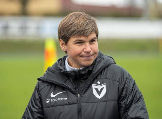 Fussball, Frauen, Saison 2023 2024, Regionalliga Nordost (15. Spieltag), FC Viktoria 1889 Berlin - 1. FC Union Berlin, Ariane Hingst (Geschäftsführerin der Frauen des FC Viktoria 89 Berlin), 24.03. 2024, Copyright: xMatthiasxKochx