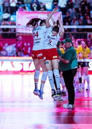 VBL Volleyball-Bundesliga; SC Potsdam - VfB Suhl LOTTO Thüringen; PlayOffs, 24.03.2024 VBL Volleyball-Bundesliga; SC Potsdam - VfB Suhl LOTTO Thüringen; 24.03.2024 Copyright: xBEAUTIFULxSPORTS NicolxMarschallx